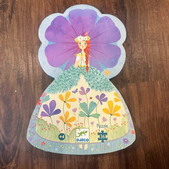 Djeco Puzzle 36 Pieces Princesses of Spring COMPLETE - Picture 1 of 7